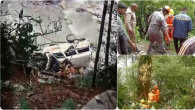 "Major accident at Kedarnath Yatra halt: Max vehicle fell into Mandakini river, 13 passengers rescued successfully"