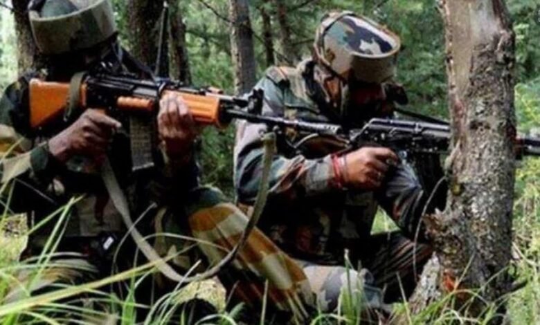 Security forces killed two terrorists in an encounter, huge amount of weapons recovered