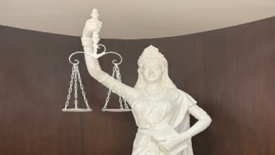 Redesign of the statue of the Goddess of Justice in the Supreme Court: