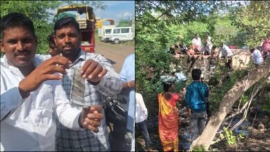 500 rupee notes flowing in the drain created a stir, hundreds of people took away lakhs of rupees, police engaged in investigation