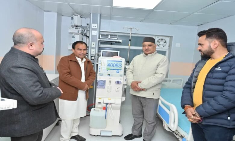 New Emergency Dialysis Unit inaugurated at Srinagar Base Hospital