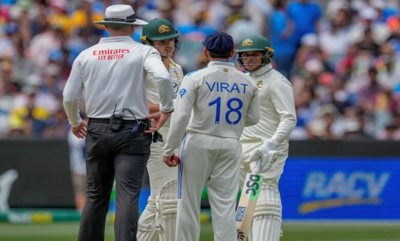 Melbourne Test: Clash between Virat Kohli and Sam Constas, threat of ban looms
