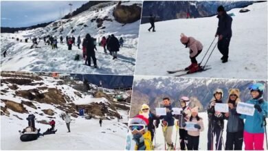 World Snow Day celebrated in Auli, tourists and players enjoyed snow sports