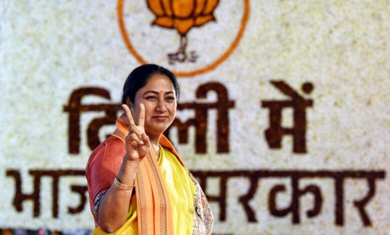Rekha Gupta becomes the new Chief Minister of Delhi, will take oath today at Ramlila Maidan