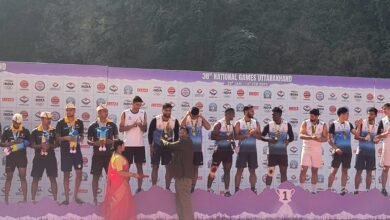 Grand medal distribution ceremony in Shivpuri, Rishikesh in the 38th National Games