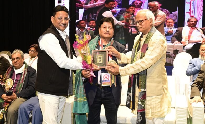 Anil Verma honored in the field of blood donation, awarded with Shaheed Saju Memorial Award and Silver Jubilee Badge of Honor