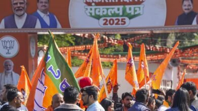 BJP's historic win in Delhi assembly elections, celebratory atmosphere at headquarters