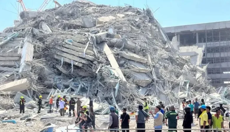 Earthquake of 7.7 magnitude hits Myanmar, tremors felt till Bangkok, 20 killed
