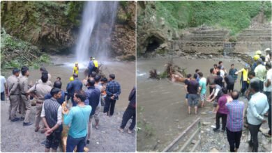 Tragic accident at Tiger Falls, Dehradun: Two tourists died, a huge tree fell near the waterfall