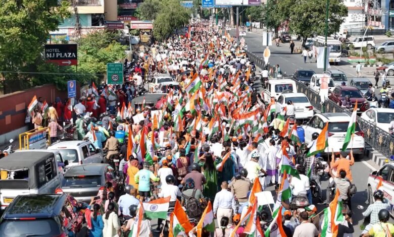 Tiranga Shaurya Samman Yatra organized in Dehradun, dedicated to the historic success of Operation Sindoor