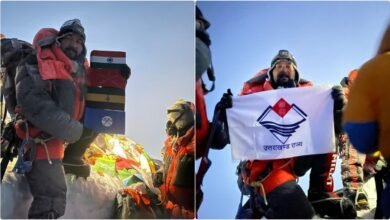 The brave son of Uttarakhand hoisted the tricolor on Mount Everest