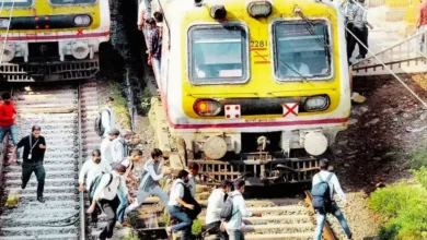 Shocking accident in Mumbai local: 5 passengers died after falling from the train in a crowded train, railways ordered to improve security