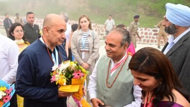 International Yoga Day: Presence of representatives from 8 countries in Gairsain, guests overwhelmed by cultural heritage