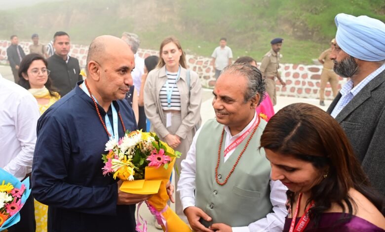 International Yoga Day: Presence of representatives from 8 countries in Gairsain, guests overwhelmed by cultural heritage