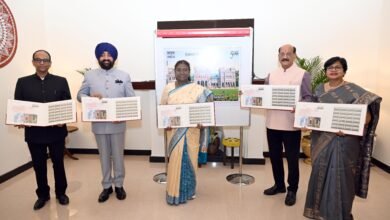President Draupadi Murmu released a commemorative postage stamp on the 125th anniversary of Raj Bhavan Nainital