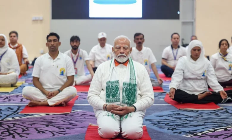 International Yoga Day 2025: PM Modi performed yoga with three lakh people in Visakhapatnam